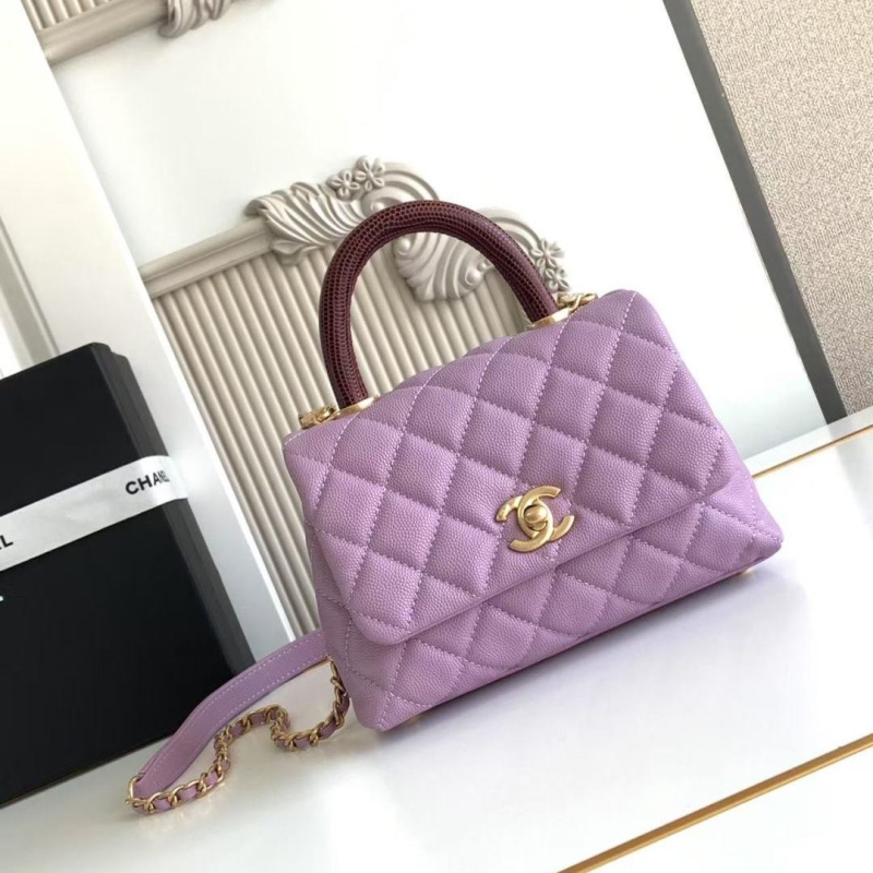 Ch**el top handle bags